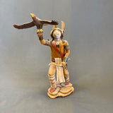 Henry Naha, Hopi Apache Kachina with Hawk - Apache Katsina, authentic Hopi kachina (JM113)