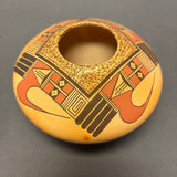 James Nampeyo, Hopi Painted Pot with Parrot Tail Design  (JM127)