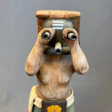 Mocking Kachina-Kwikwilyaka, genuine Hopi Katsina by Jim Fred and Alvin James Makyah (GM566)