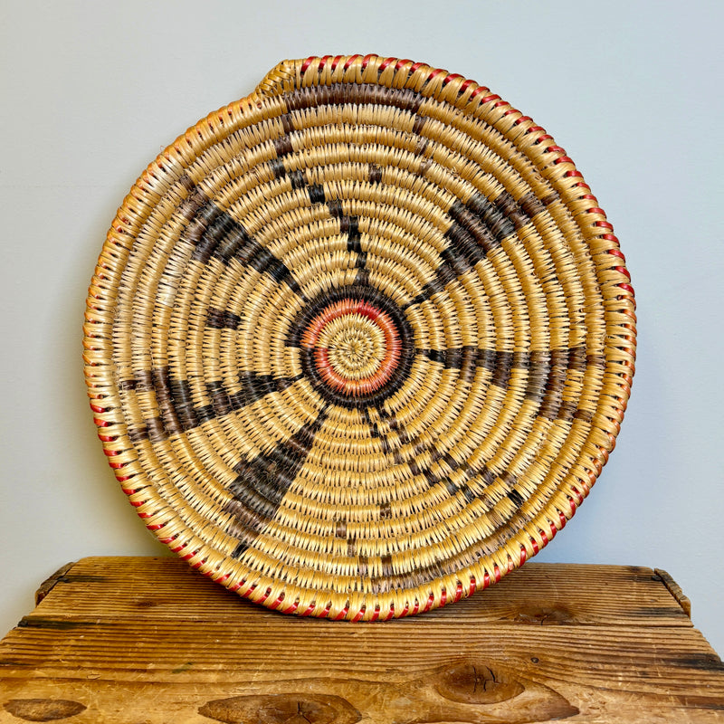 Vintage Ute Coiled Sumac and Willow Basket  (NLC22)