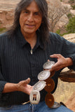 Ray Tracey, Navajo Contemporary Inlay Tiered Ring – size 5 1/2   (5/279)