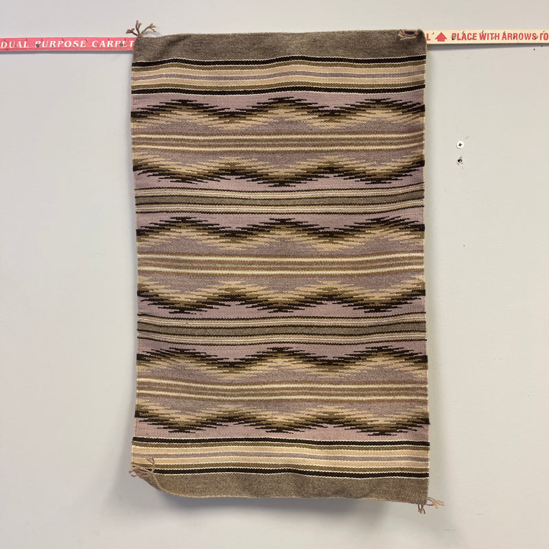 Navajo rug weaving in Chinle style, vintage handwoven  (VW110)