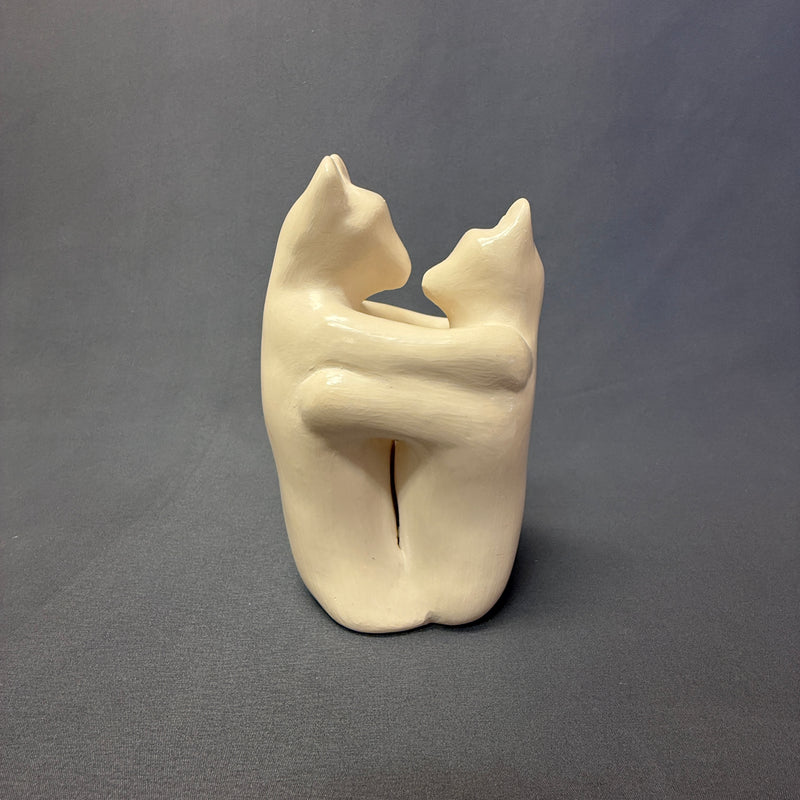 Andrew Rodriguez, Laguna Pueblo Native American Handmade Clay Figurine of Dancing Bears (WHC40)