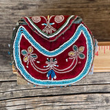 Iroquois Beaded Pouch - ca. 1830 - 1840 - Provenance included. Rare & beautiful! (GM258)
