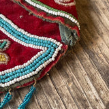 Iroquois Beaded Pouch - ca. 1830 - 1840 - Provenance included. Rare & beautiful! (GM258)