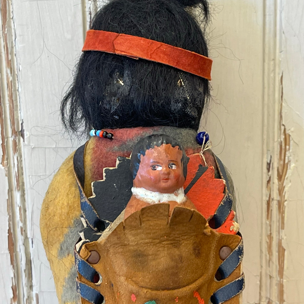 Indian Character Dolls - Antique Set of Two
