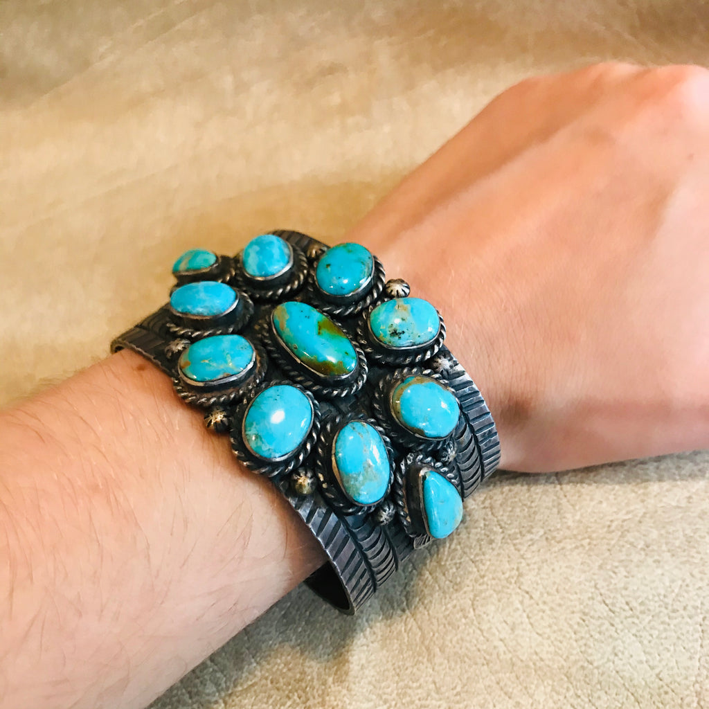 Old Bisbee Turquoise Bracelet – Dennis June Gallery