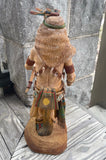 Albino Katsina by Cecil Calnimptewa, Hopi - Albino (Chakwaina) Hopi Kachina (RS210)