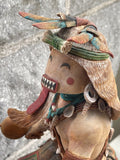 Albino Katsina by Cecil Calnimptewa, Hopi - Albino (Chakwaina) Hopi Kachina (RS210)