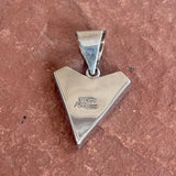 Contemporary Inlay Pendant by Ray Tracey, Navajo – Authentic Navajo Jewelry (RK119)