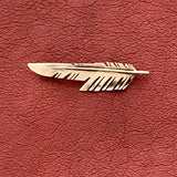 Ray Tracey, Navajo Feather pin pendant, Native American made Eagle Feather Pin Pendant (JEN21)