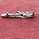 Ray Tracey, Navajo Feather pin pendant, Native American made Eagle Feather Pin Pendant (JEN21)