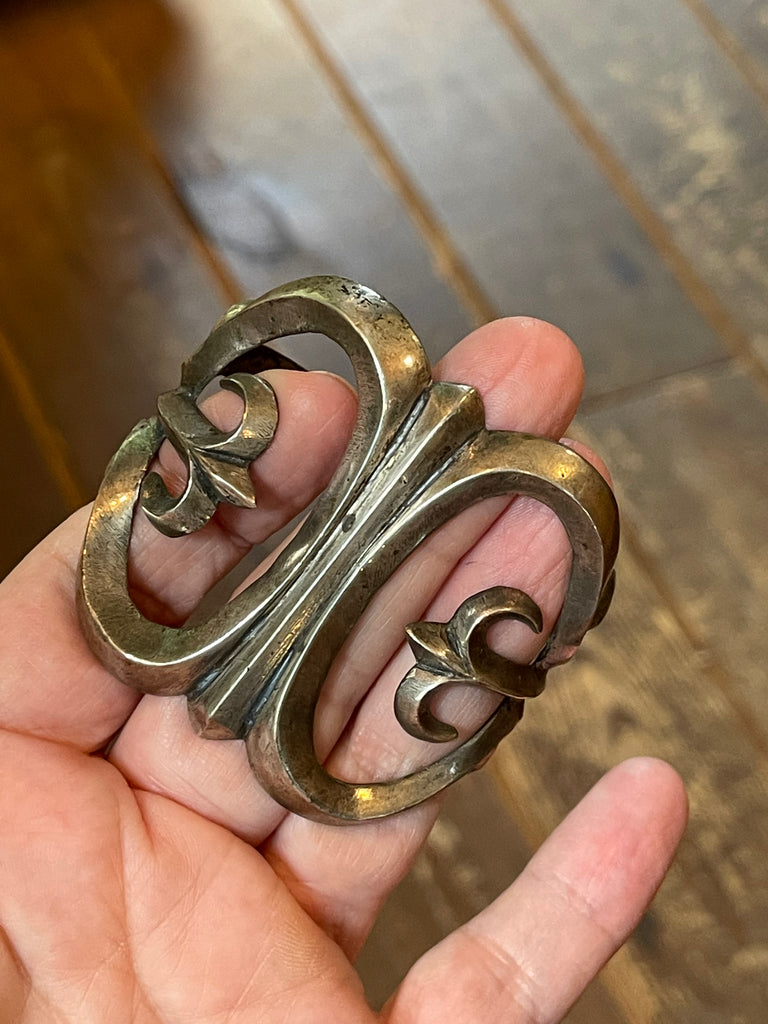 Antique Native American Sandcast bracelet Navajo sandcast bracelet 1 The Sundance Gallery