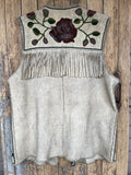 Blackfeet vintage beaded vest ca. 1920s - Authentic Native American beadwork (GM31)
