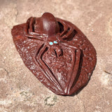 Spider Fetish by Michael Coble, Zuni, Native American Spider carving made from Pipestone (1/367)