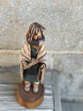 Masau'u "Earth God" Katsina by Jonathan Day, Hopi - Hopi Kachina Doll Carving (RS198)